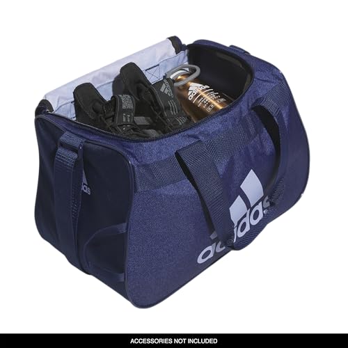 Image of adidas Power Gym Bag - Lightweight Small Duffel, Twill Dark Blue /Violet Tone Purple /Diablo, OSFA