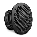 DS18 PRO-ZT Pro Audio Coaxial Midrange Speakers with Built-in Bullet Tweeter, 4-Ohms, Water Resistant - Black Metal Mesh Grill Included (1 Speaker) (6x9 inches)