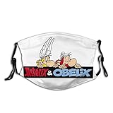 asterix parc adresse 🌻100% Polyesterfaser mit 2 Stück 5-lagigem Aktivkohle-Schutzfilter, M-förmiger Nasenclip.