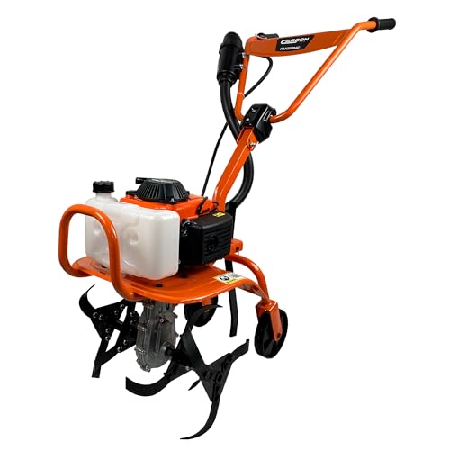 Motocultivador de Solo a Gasolina Tratorito 4T 53cc 3,6HP com Lâminas Cultivadoras Carbon Fak
