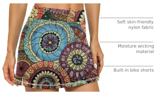 Image of LouKeith Tennis Skirts for Women Golf Athletic Activewear Skorts Mini Summer Workout Running Shorts with Pockets