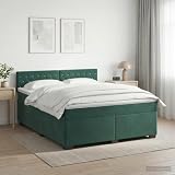 Massives Kiefernholz Modernes Design Bettgestell 180 x 200 cm Braun