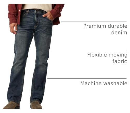 Image of Levi Strauss Signature Gold Men's Bootcut Fit Jeans
