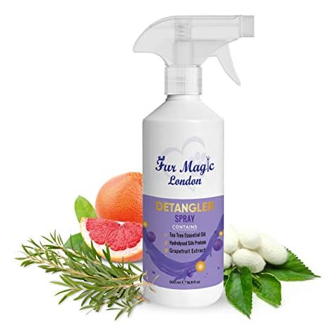 Fur Magic London Dog Detangler Spray | 100% Natural Ingredients for Dematting and Detangling Hair | Professional Grooming Spray | Leave In Conditioner 500 ml Cover
