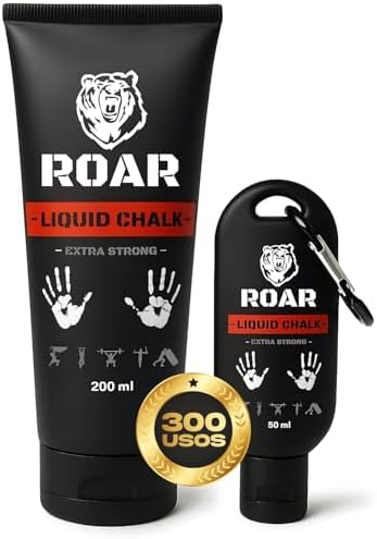Roar® Magnesio Líquido – 250ML Liquid Chalk para Gimnasio, Escala...