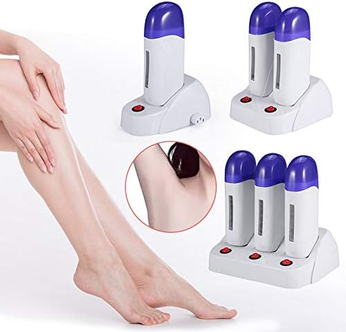 EUNEWR Electric Wax Heater Wax Heater Starter Kit & Wax Pot Machine Professional Full Kit,Salon Quality Painless Hair/Eyebrow Removal Waxing,Roll-on Waxing Melter for Women's Hair Removal - Image 4