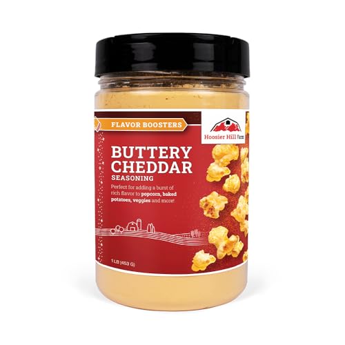Hoosier Hill Farm Extra Buttery Cheddar Cheese Powder, 1 Pound (16oz) (Pack of 1)