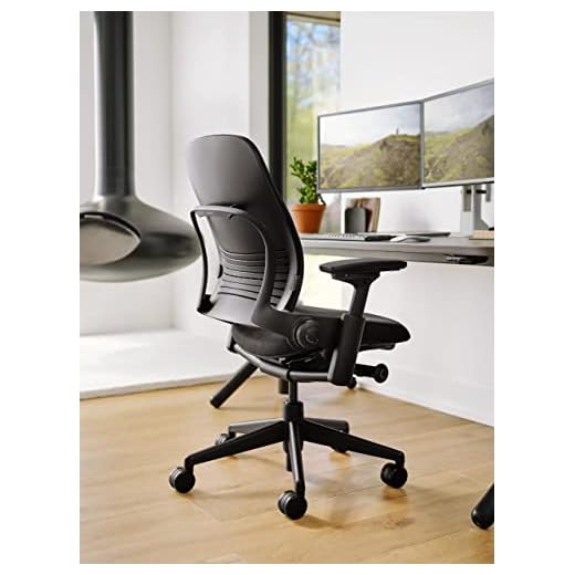 Steelcase Leap Ergonomischer Bürostuhl Onyx Schwarz