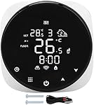 Smart Thermostat for Home App Control, Programmable Digital Thermostat 16A Temperature Controller for Water Electric Floor Heating Water Gas Boiler (AC90 to 240V)