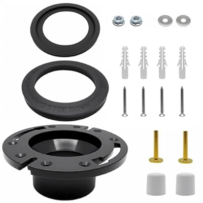 RUIDELI 385345892 34120 Waste Ball Seal 3Inch Socket Floor Flange Kit for 320 310 300 RV Toilet Seal Replaces 385311658 385345892 RV Toilet Seal and Socket Floor Flang