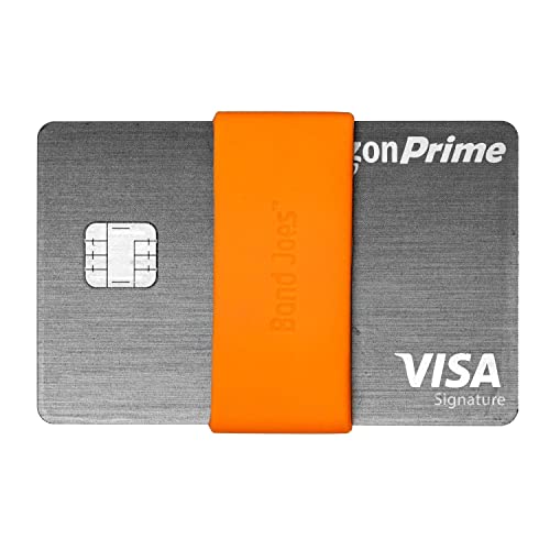 GRIFITI Band Joes Pocket Wallet Replacement Super Slim Profile Colorful Silicone Rubber Bands Money Wide Strap Grip Clip Siliconebands for Credit Card, License, Cash Holder