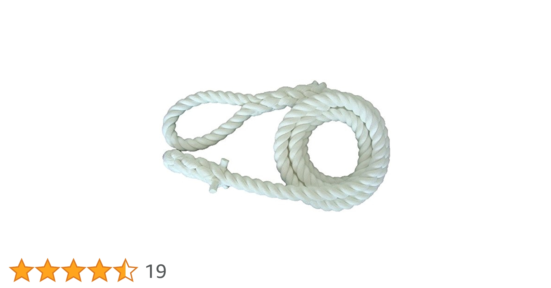 Amazon | クレモナ製 ターザンロープ(登り綱) 36mm 標準アイ(ワッカ