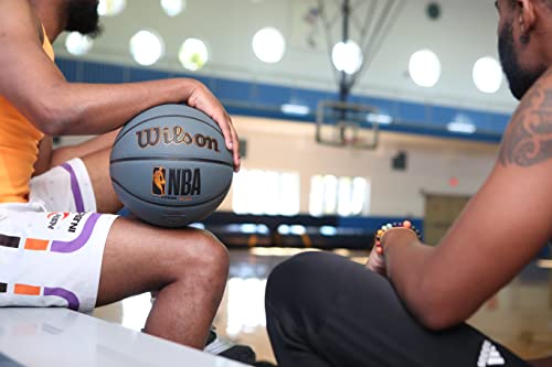 Wilson NBA Forge Series Indoor/Outdoor Basketball - Forge, Crimson, Size 7-29.5"