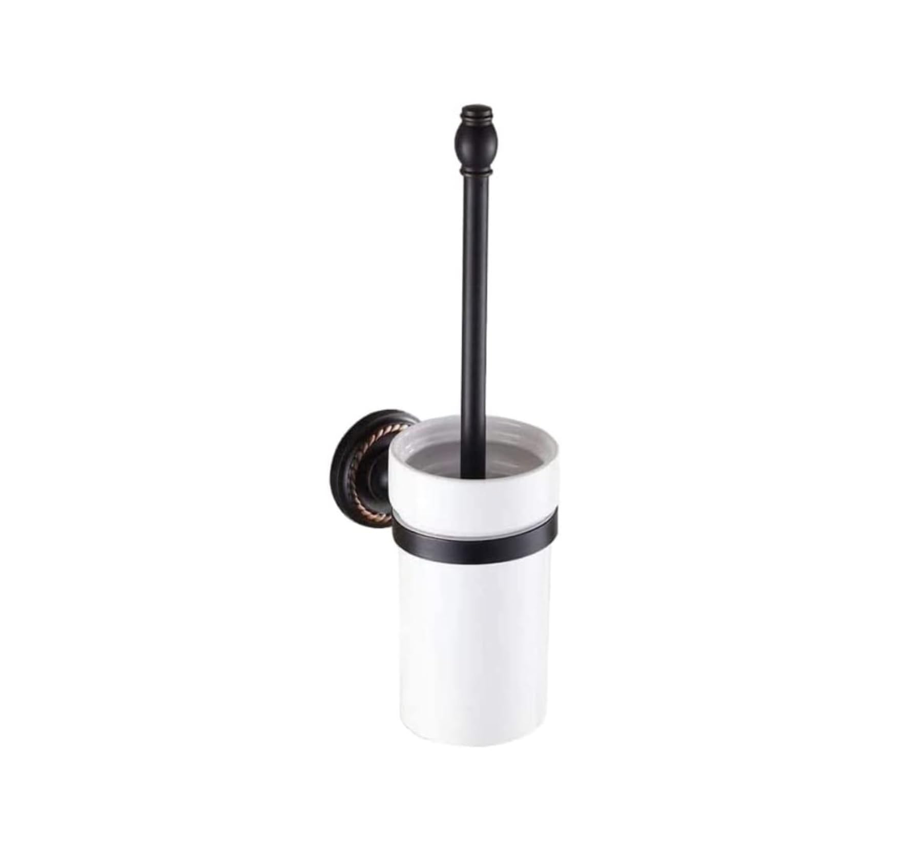 Szczotka do WC Szczotka do WC Antyczny Czarny Mosiądz Łazienka Uchwyt Na Szczotkę Wc Ścienny Uchwyt Szczotka WC do Łazienki do łazienki