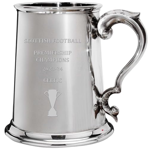 Chope à bière Glasgow Celtic en étain pour garder vos boissons fraîches - 2