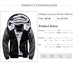 LBL Leading the Better Life Men's Pullover Winter Jackets Hooed Fleece Hoodies Sweatshirt Wool Warm Thick Coats