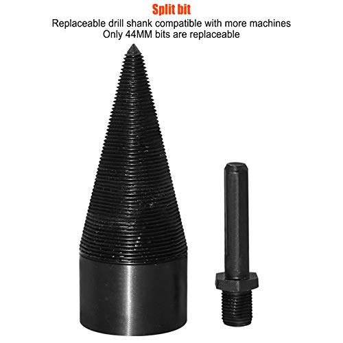 EVTSCAN Brennholzbohrer 44mm Elektrischer Holzspalter Bit Teile Holzbearbeitung Schneidwerkzeug – Bild 5