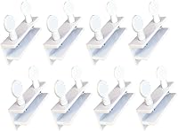 Vista 21 de QCAA Cerradura de seguridad para ventana deslizante con forro de vinilo, cerradura a prueba de niños, aluminio, blanco, paquete de 4, fabricado