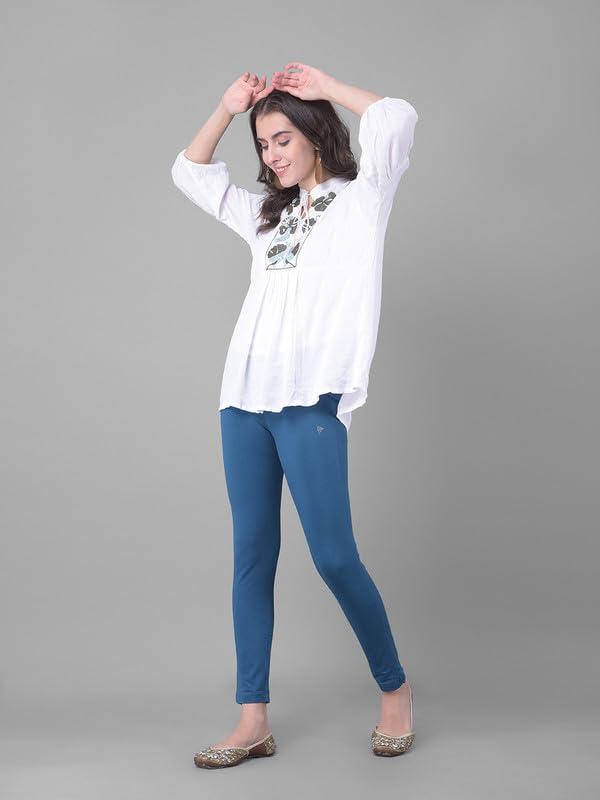 Image of Comfort Lady Women Cotton Blend Regular for Casual,Formal and Daily Use Kurti Pants /Trouser with Front Pocket