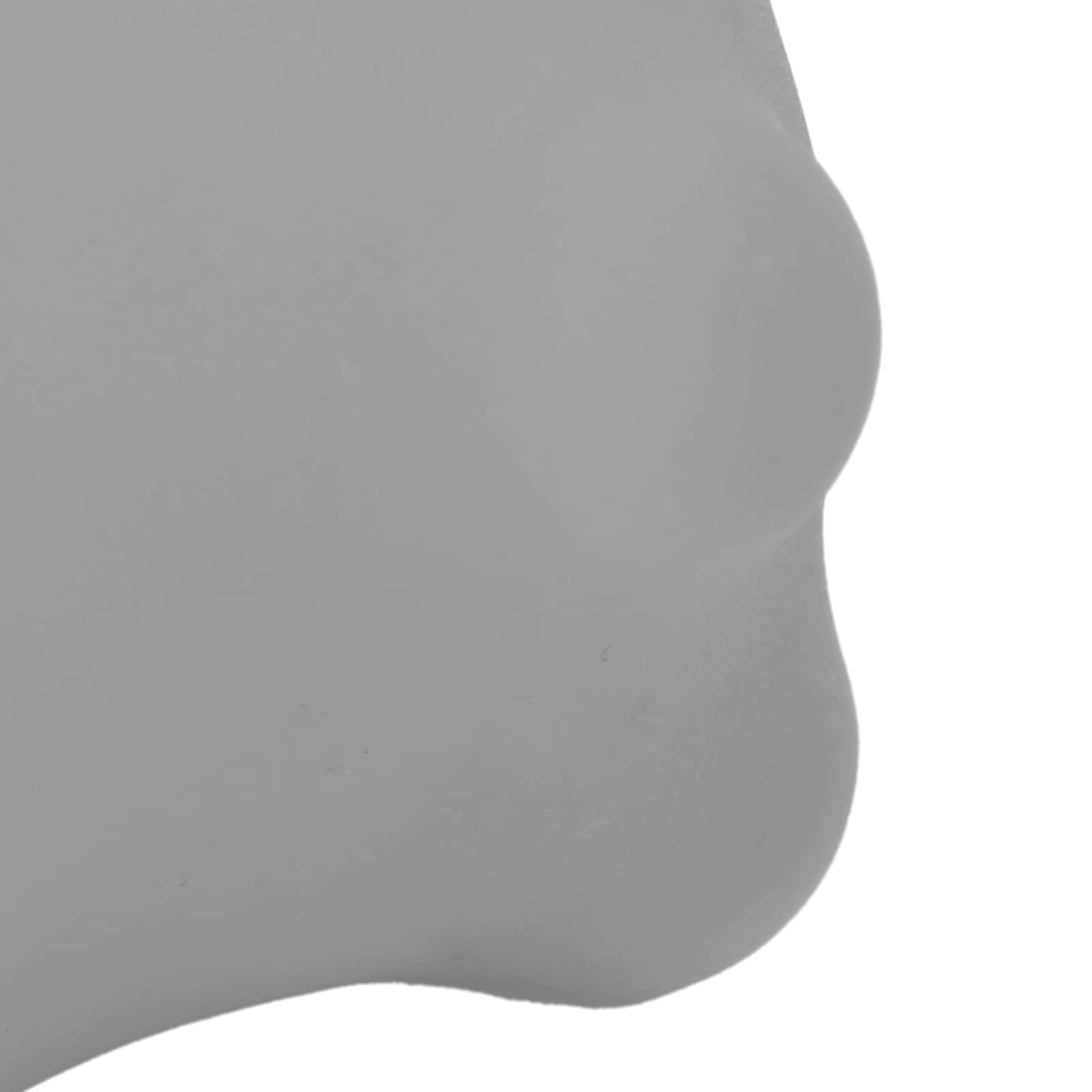 Pelota de Masaje, Práctica Pelota de Ejercicio Fascia Resistente Al Desgaste con Material de Silicona de Calidad Alimentaria para Relajar los Músculos(Gris)
