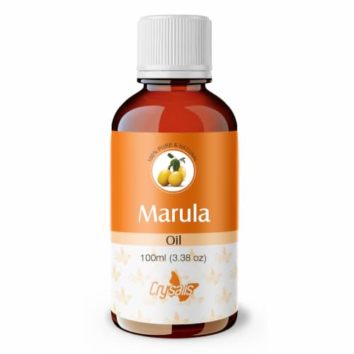 Image of Crysalis Marula (Sclerocarya Birrea) | Pure & Natural Undiluted Carrier Oil Organic Standard|Steam Distilled Oil, Lighten Skin, Clean & Moisturize Skin, Skin Care 100ml with dropper