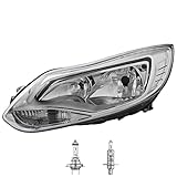 Scheinwerfer links Scheinwerfer links H7/H1 chrom für Focus III Stufenheck Turnier inkl OSRAM Lampen mit Stellmotor LWR