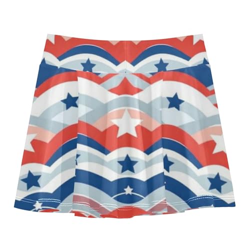 Girls Tennis Skirts with Built in Shorts Flowy Girl Skort Kids Pleated Skort with Pockets2