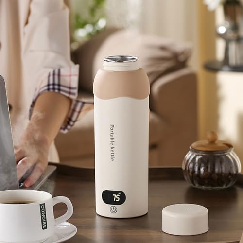 Hervidor eléctrico portátil de viaje, 500ml miniatura 2