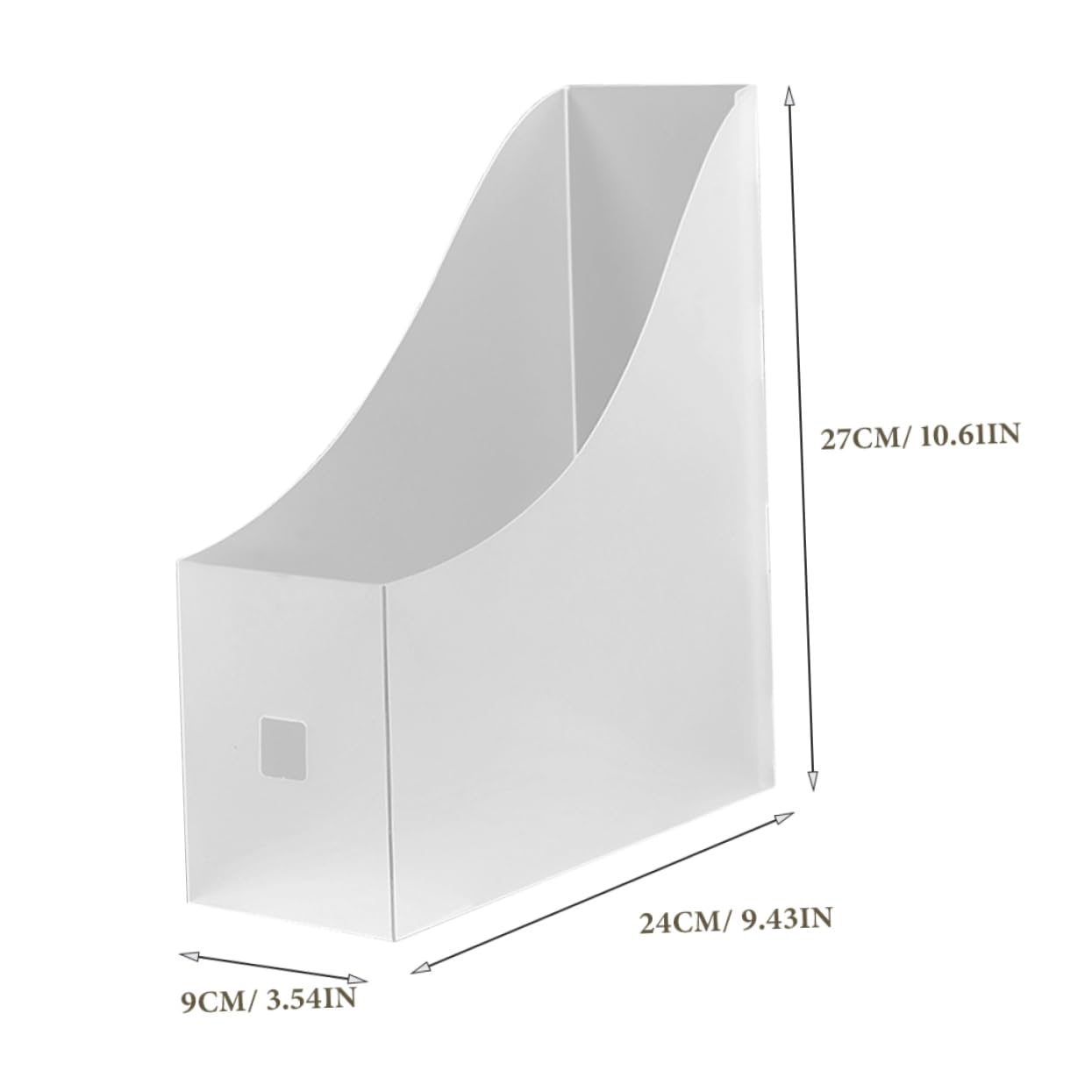 5pezzi Organizer Da Scrivania Trasparente Per Documenti Cartelle e Lettere Struttura Resistente e Design Moderno Per Ufficio e Scuola