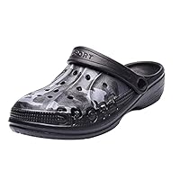 CERYTHRINA Niño Zuecos y Mulas Niños Zuecos Zapatillas Zapatillas Zapatillas Antideslizante Verano Piscina de Jardín, Negro , 44 EU