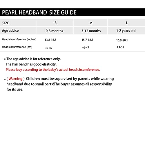 Baptism Headband for Baby Infant Toddler Girls White Christening Headband (3-12 Months)3