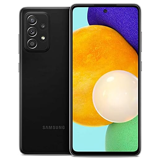 Samsung Galaxy A52 | A525F | 128GB 6GB RAM | Factory Unlocked (GSM ONLY | Not Compatible with Verizon/Sprint/Boost) | International Model (Awesome Black)