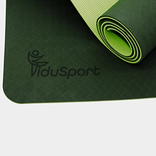 Fidusport TPE Yogamatte Trainingsgerät - rutschfester Schultergurt für...
