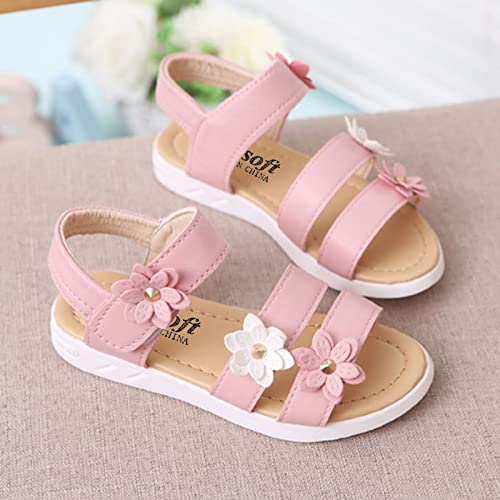Little Girl's Open Toe Strap Flowers Sandals Toddler Kids Soft Sole Summer Beach Play Shoes Sandals for Girls2