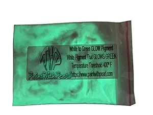 25g Automotive Grade Green Glow Paint Pigment. Green Glow in The Dark Pigment Powder for Paint, Powder Coatings, Glues.