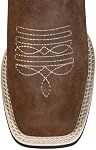 SheSole Femmes Fashion Square Toe Western Cowgirl Cowboy Bottes Wide Mid Calf pour Riding Rodeo Country Concert ligne de mariage danse