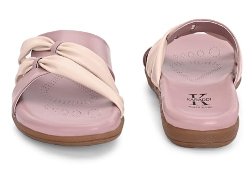 Image of Karaddi Doctor Sandals for Woman | Flats Women Stylish | Womens Sandals Flats | Slippers Orthopedic Footwear for Women Stylish Flat Sandal | Flat Fashion Sandal