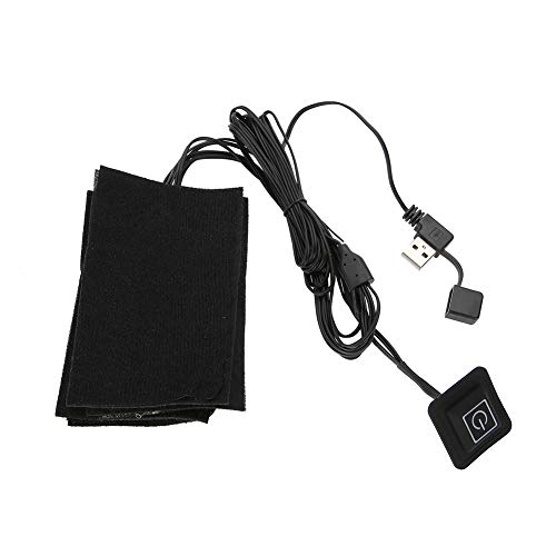 USB Heizmatte, Usb Wärmedecke,USB Elektrische Tuch Heizung, Fünf Tragbare Wasserdichte Faltbare Heizung Pads Einstellbare Temperatur Heizelement Wärmer Werkzeug