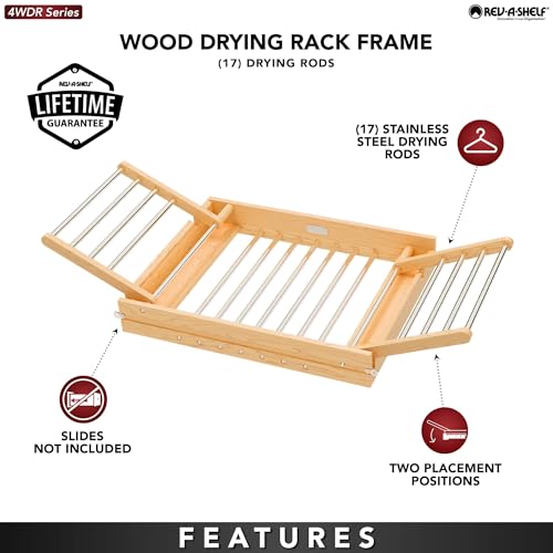 Image of Rev-A-Shelf Wood Drying Rack - Frame Only