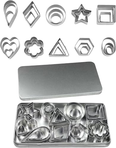 VTEERY(みさ) クッキー型 肉球 骨 6個セット 可愛い 犬 肉球 骨型 クッキー 型抜き クッキーカッター ステンレス製 製菓道具 ビスケット 型抜き 粘土 クリスマス 誕生日 (シルバー 6個)