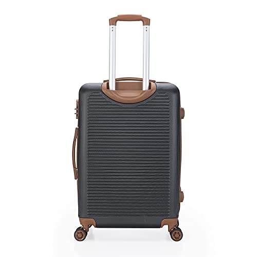 Kit 2 Malas Viagem Swissport Roda 360° ABS Anti Furto (Preto)