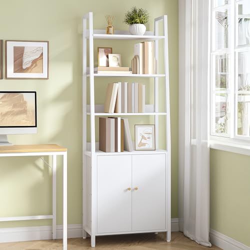 HEXCELEN Librería de 6 Niveles con Puertas