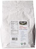 Healthy FuFu Organic Oat Fiber - Top Grade Finely Ground Fiber Flour - Kosher - 5 lb