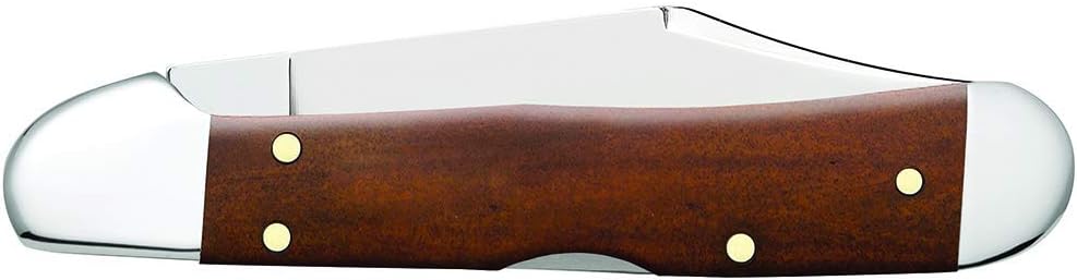 Case WR XX Pocket Knife Chestnut Smooth Bone Mini Copperlock Item #28704 - (61749L SS) - Length Closed: 3 5/8 Inches