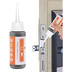 Lubricante de aceite para bisagras de puertas | Grasa para bisagras de puertas | Lock Grease Grafito líquido, aceite lubricante de larga duración para cerraduras, bisagras y puertas corredizas Zceplem