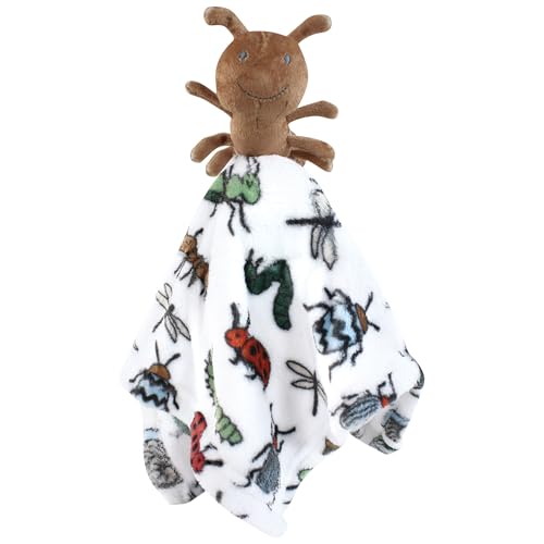 Image of Hudson Baby Unisex Baby Animal Face Security Blanket, Bugs, One Size