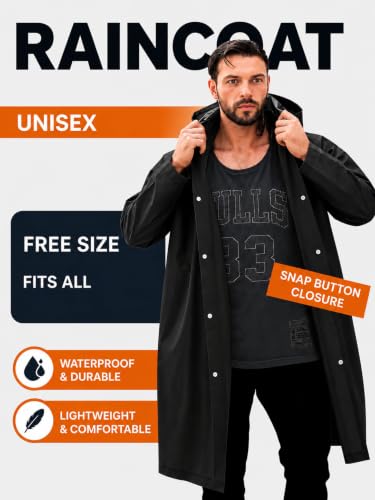 Image of Mens Raincoat Suit with Pant Set Modestra Series | Waterproof Lightweight Breathable Rain Wear | Waterproof Zipper Raincoat for men waterproof