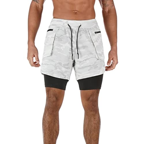 Short de sport pour entraînement en salle de gym et running en plein air