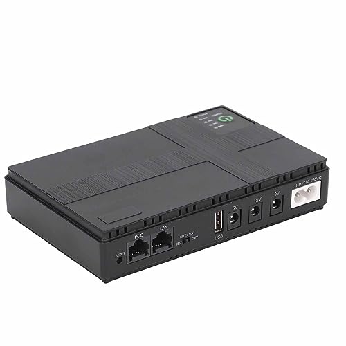Fockety Mini UPS Batería 10400mAh para Router y Cámara