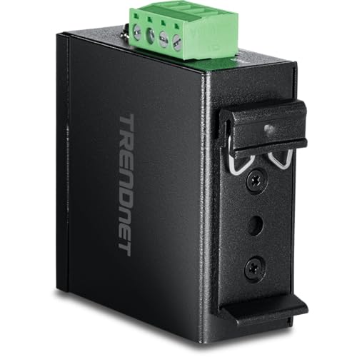 Image of TRENDnet Industrial 95W Gigabit PoE++ Injector,TI-IG90, Power Over Ethernet (15.4W), (30W),(95W) Power, IP50, NDAA & TAA Compliant, Lifetime Protection, Power Supply Sold Separately (Model TI-S15052)